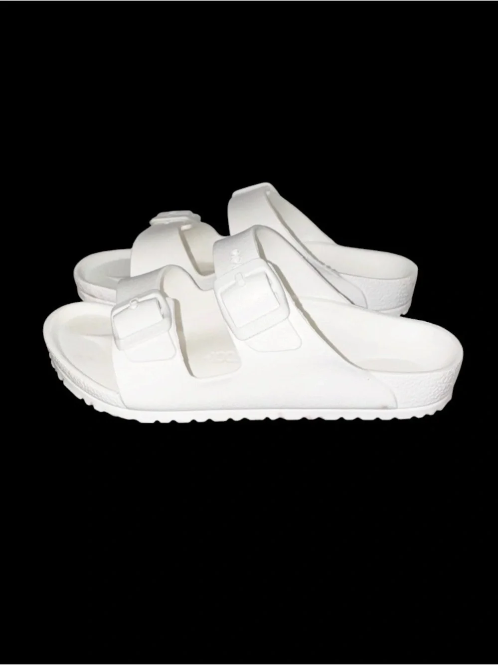 BIRKENSTOCK WHITE EVA Rubber sandals unisex youth girl’s boys size 1